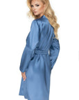 Irall Sapphire Dressing Gown Azure - Sydney Rose Lingerie 