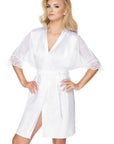 Irall Sharon Dressing Gown White - Sydney Rose Lingerie 