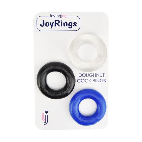 JoyRings Doughnut Cock Rings (3 Pack) - Sydney Rose Lingerie 