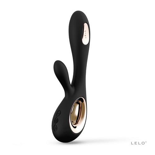 Lelo Soraya Wave Dual Action Vibrator Black - Sydney Rose Lingerie 