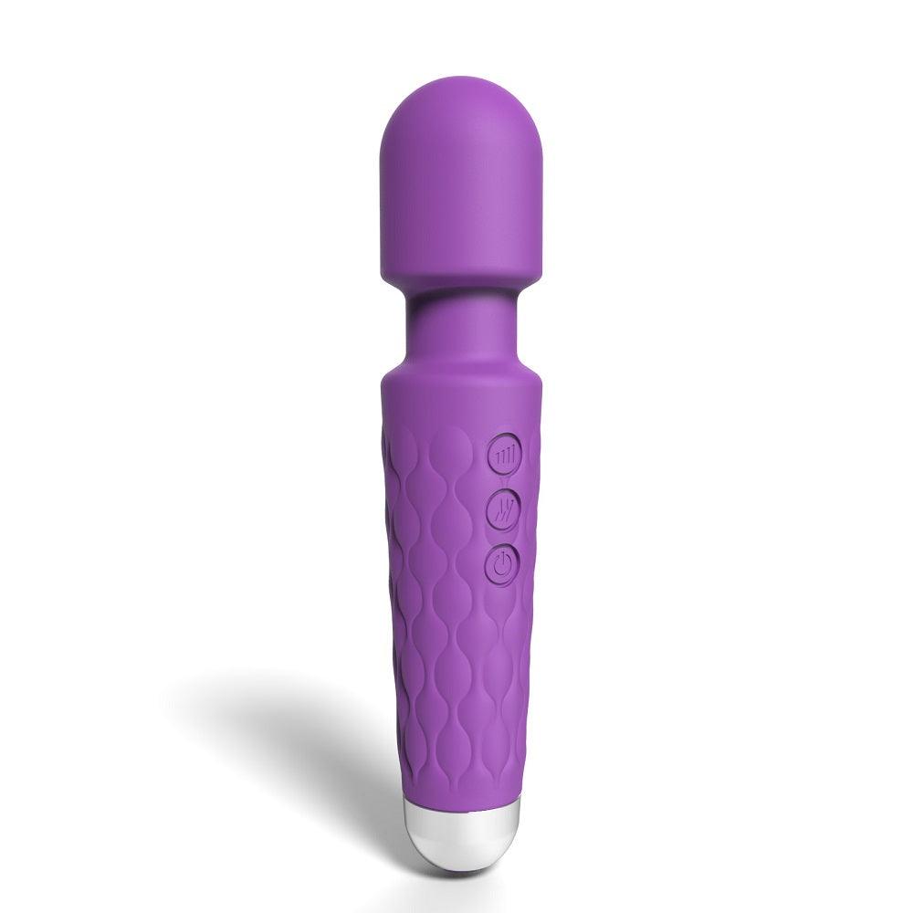 Loving Joy 20 Function Wand Vibrator Purple - Sydney Rose Lingerie 