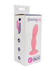Loving Joy 6 Inch Silicone Dildo with Suction Cup Pink - Sydney Rose Lingerie 