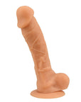 Loving Joy 9 Inch Realistic Silicone Dildo with Suction Cup and Balls Vanilla - Sydney Rose Lingerie 