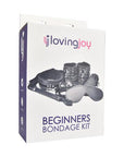 Loving Joy Beginner's Bondage Kit Black (8 Piece) - Sydney Rose Lingerie 