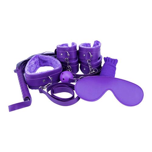 Loving Joy Beginner&#39;s Bondage Kit Purple (8 Piece)
