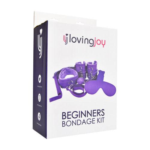 Loving Joy Beginner&#39;s Bondage Kit Purple (8 Piece) - Sydney Rose Lingerie 