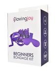 Loving Joy Beginner's Bondage Kit Purple (8 Piece) - Sydney Rose Lingerie 