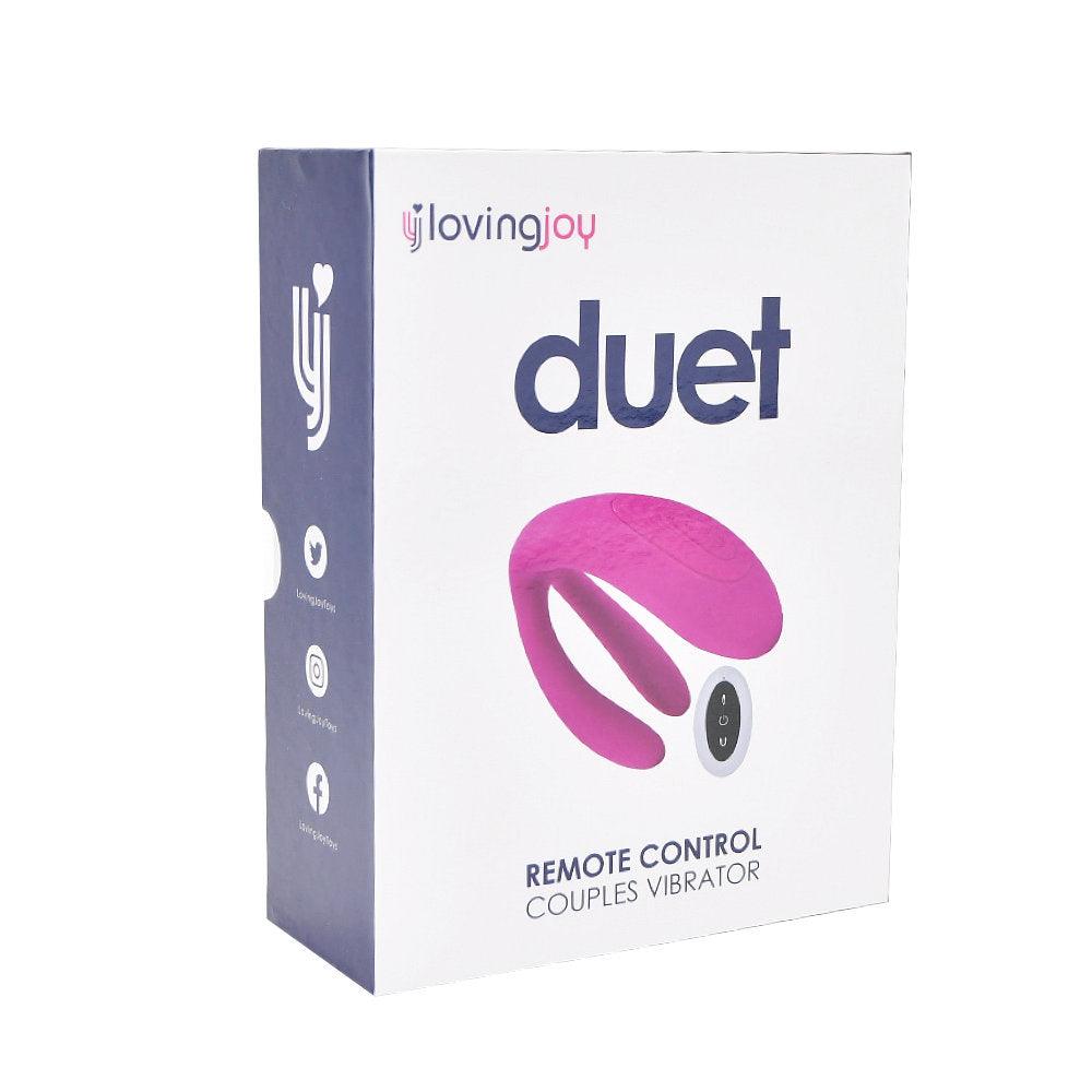 Loving Joy Duet Remote Control Couples Vibrator - Sydney Rose Lingerie 