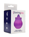 Loving Joy Rose Licking Clitoral Vibrator Purple - Sydney Rose Lingerie 