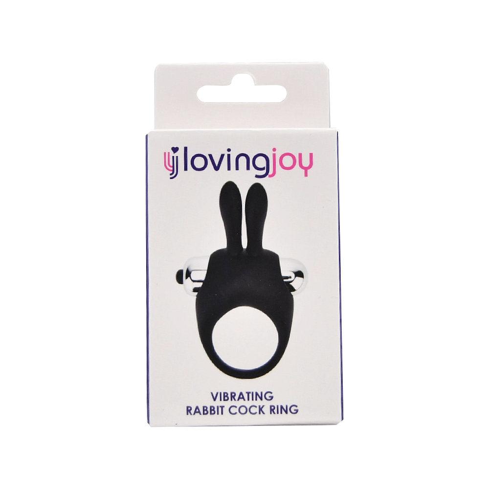 Loving Joy Silicone Vibrating Rabbit Cock Ring - Sydney Rose Lingerie 