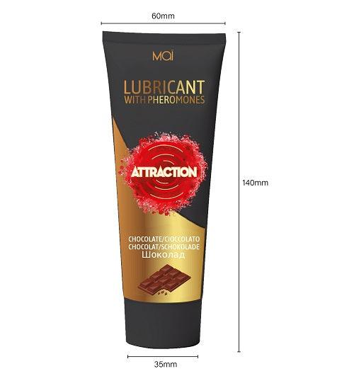 Mai Attraction Lubricant with Pheromones Chocolate 100ml - Sydney Rose Lingerie 