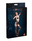 Moonlight Black Sparkle Bikini and Stocking Set One Size - Sydney Rose Lingerie 