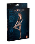 Moonlight Low Back Lace and Net Crotchless Bodystocking One Size - Sydney Rose Lingerie 