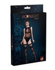 Moonlight Two Piece Black Body and Stockings One Size - Sydney Rose Lingerie 