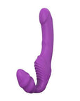 Rechargeable Silicone Strapless Vibrating Dildo