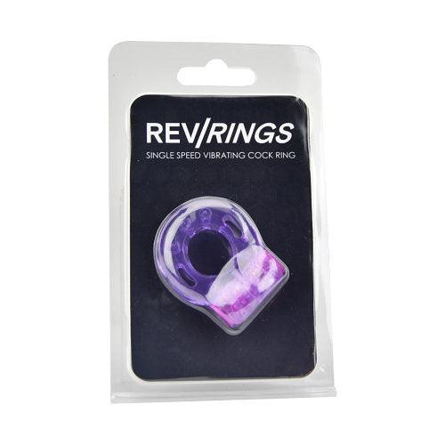 Rev-Rings Single Speed Vibrating Cock Ring - Sydney Rose Lingerie 