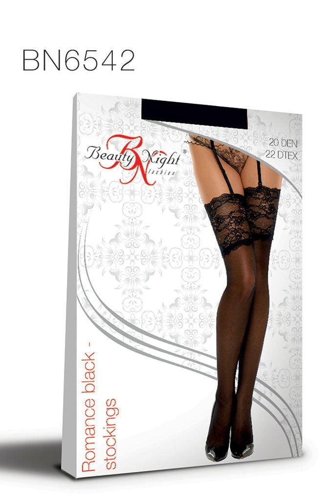 Romance Stockings Black - Sydney Rose Lingerie 