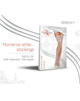 Romance Stockings White - Sydney Rose Lingerie 