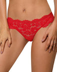 Roza Newia Red Thong - Sydney Rose Lingerie 