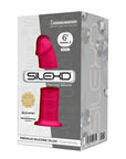 SilexD 6 inch Realistic Silicone Dual Density Dildo with Suction Cup Pink - Sydney Rose Lingerie 