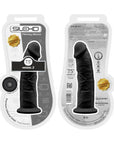 SilexD 7.5 inch Realistic Silicone Dual Density Dildo with Suction Cup Black - Sydney Rose Lingerie 
