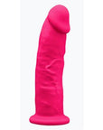 SilexD 7.5 inch Realistic Silicone Dual Density Dildo with Suction Cup Pink