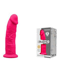 SilexD 7.5 inch Realistic Silicone Dual Density Dildo with Suction Cup Pink - Sydney Rose Lingerie 