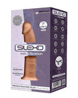 SilexD 7 inch Realistic Vibrating Silicone Dual Density Dildo with Suction Cup - Sydney Rose Lingerie 