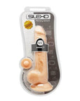 SilexD 9.5 inch Realistic Silicone Dual Density Dildo with Suction Cup with Balls - Sydney Rose Lingerie 