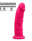 SilexD 9 inch Realistic Silicone Dual Density Dildo with Suction Cup Pink - Sydney Rose Lingerie 