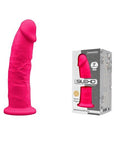 SilexD 9 inch Realistic Silicone Dual Density Dildo with Suction Cup Pink - Sydney Rose Lingerie 