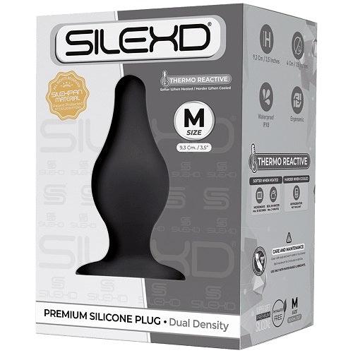 SilexD Dual Density Tapered Silicone Butt Plug Medium - Sydney Rose Lingerie 