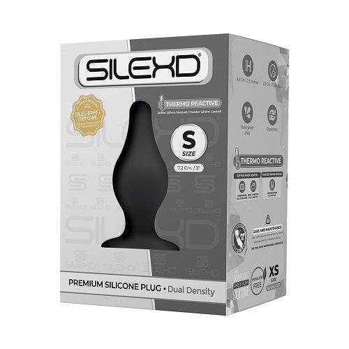 SilexD Dual Density Tapered Silicone Butt Plug Small - Sydney Rose Lingerie 