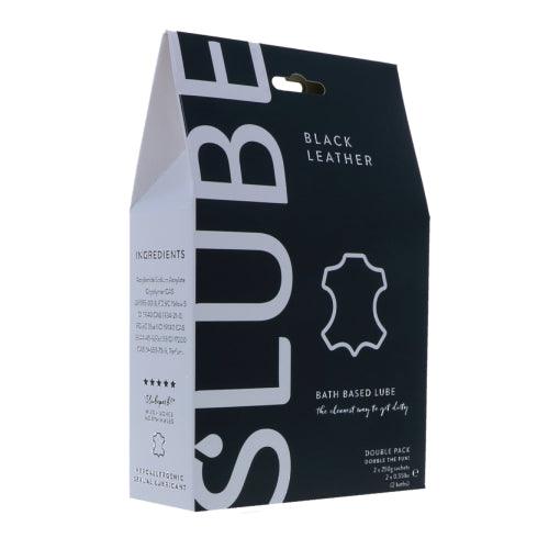 Slube Black Leather Water Based Bath Gel 500g - Sydney Rose Lingerie 