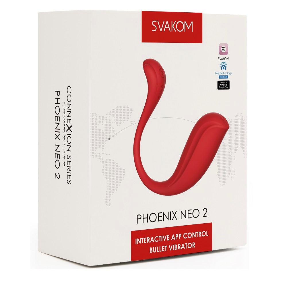 Svakom Phoenix Neo 2 Interactive App Controlled Vibrator - Sydney Rose Lingerie 