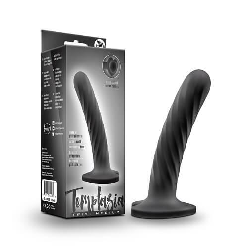 Twist Silicone Dildo with Suction Cup Medium - Sydney Rose Lingerie 