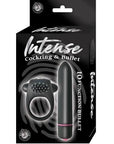 Vibrating Cockring and 10 Function Bullet Couples Kit - Sydney Rose Lingerie 