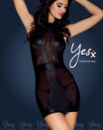 Yesx YX166 2pc Dress & Thong Black - Sydney Rose Lingerie 