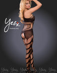 Yesx YX940 Bodystocking Black - Sydney Rose Lingerie 