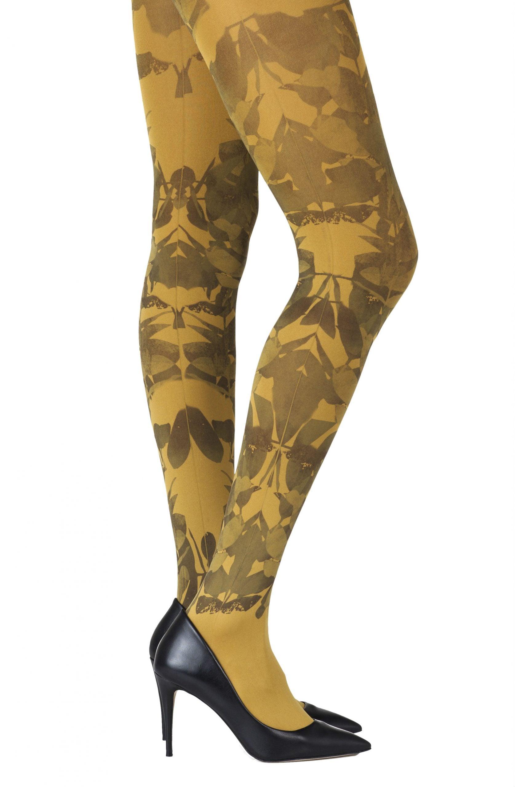 Zohara &quot;Don&#39;t Leave Me&quot; Mustard Tights - Sydney Rose Lingerie 