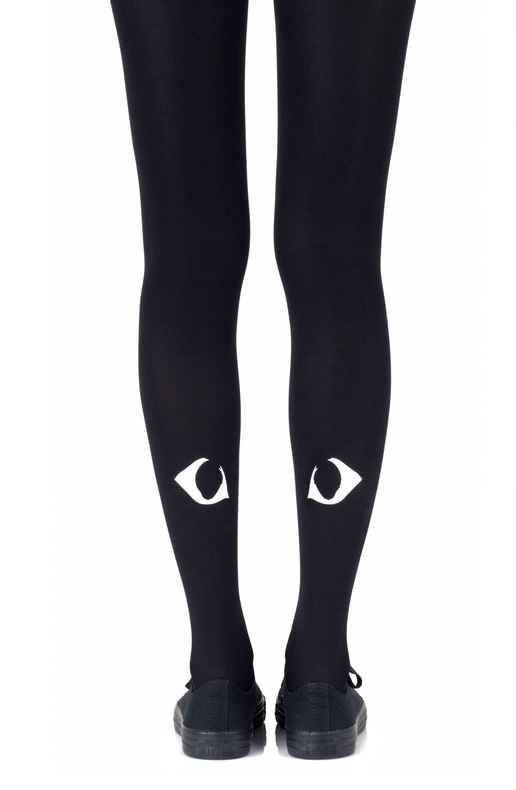 Zohara &quot;Eyes Wide Open&quot; Black Tights - Sydney Rose Lingerie 