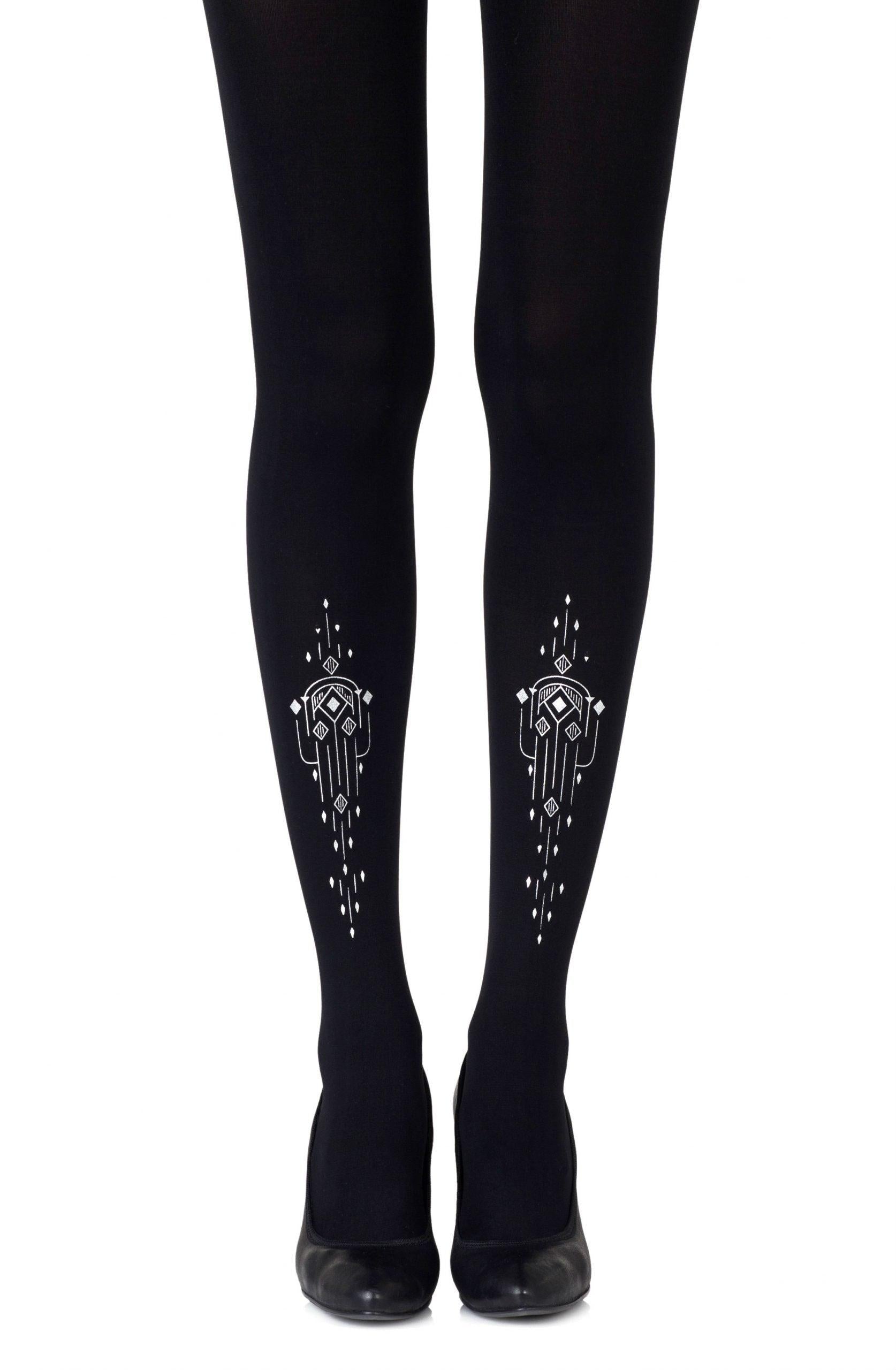 Zohara &quot;Great Gatsby&quot; Black Tights - Sydney Rose Lingerie 