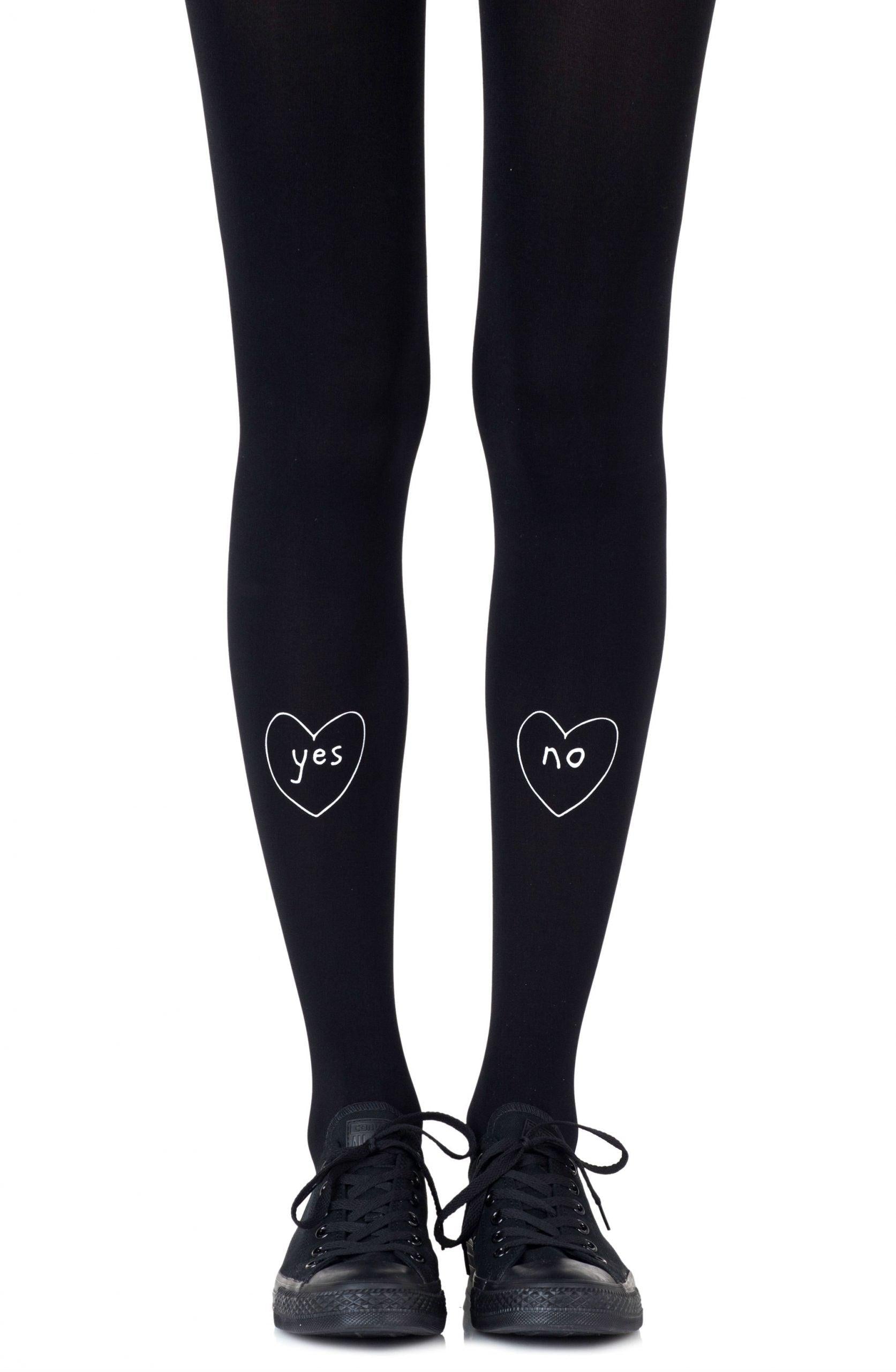 Zohara "So Call Me Maybe" Black Tights - Sydney Rose Lingerie 