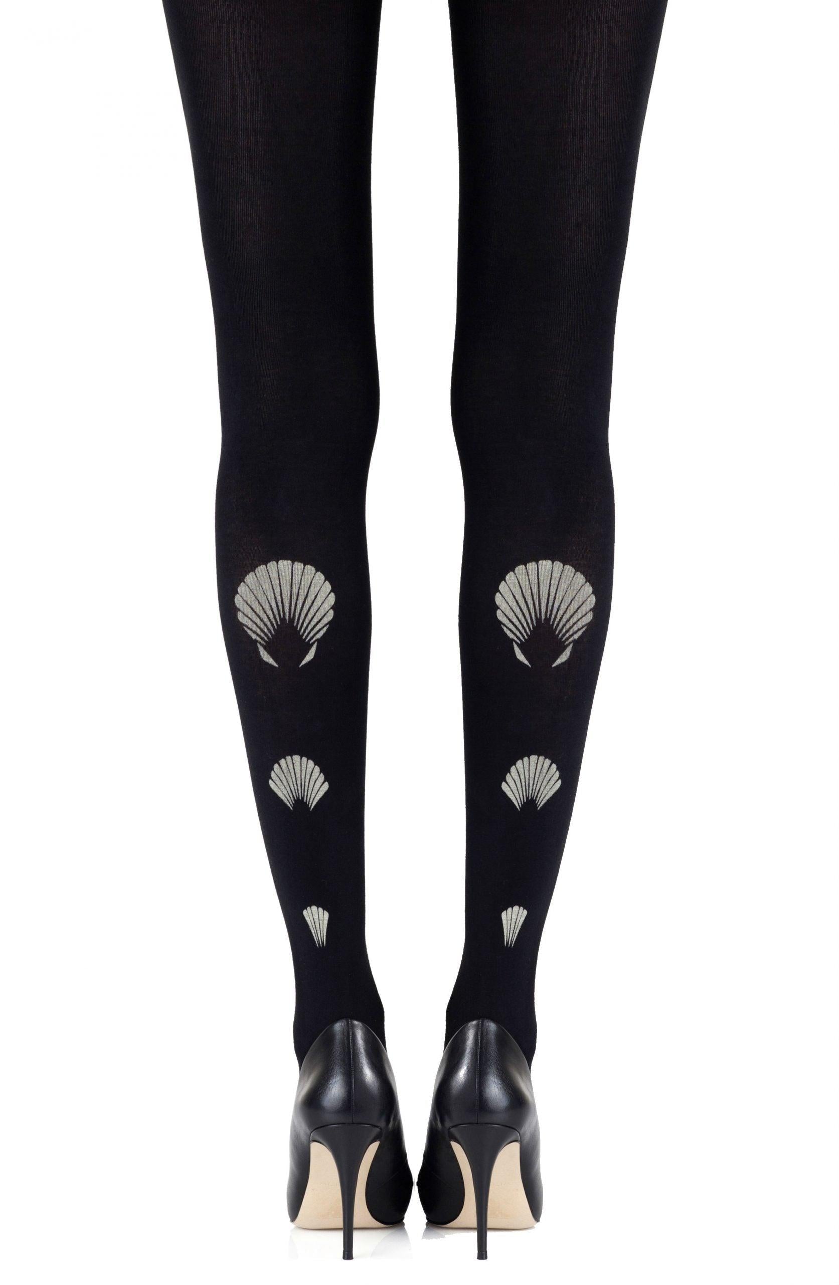 Zohara "What The Shell" Black Tights - Sydney Rose Lingerie 